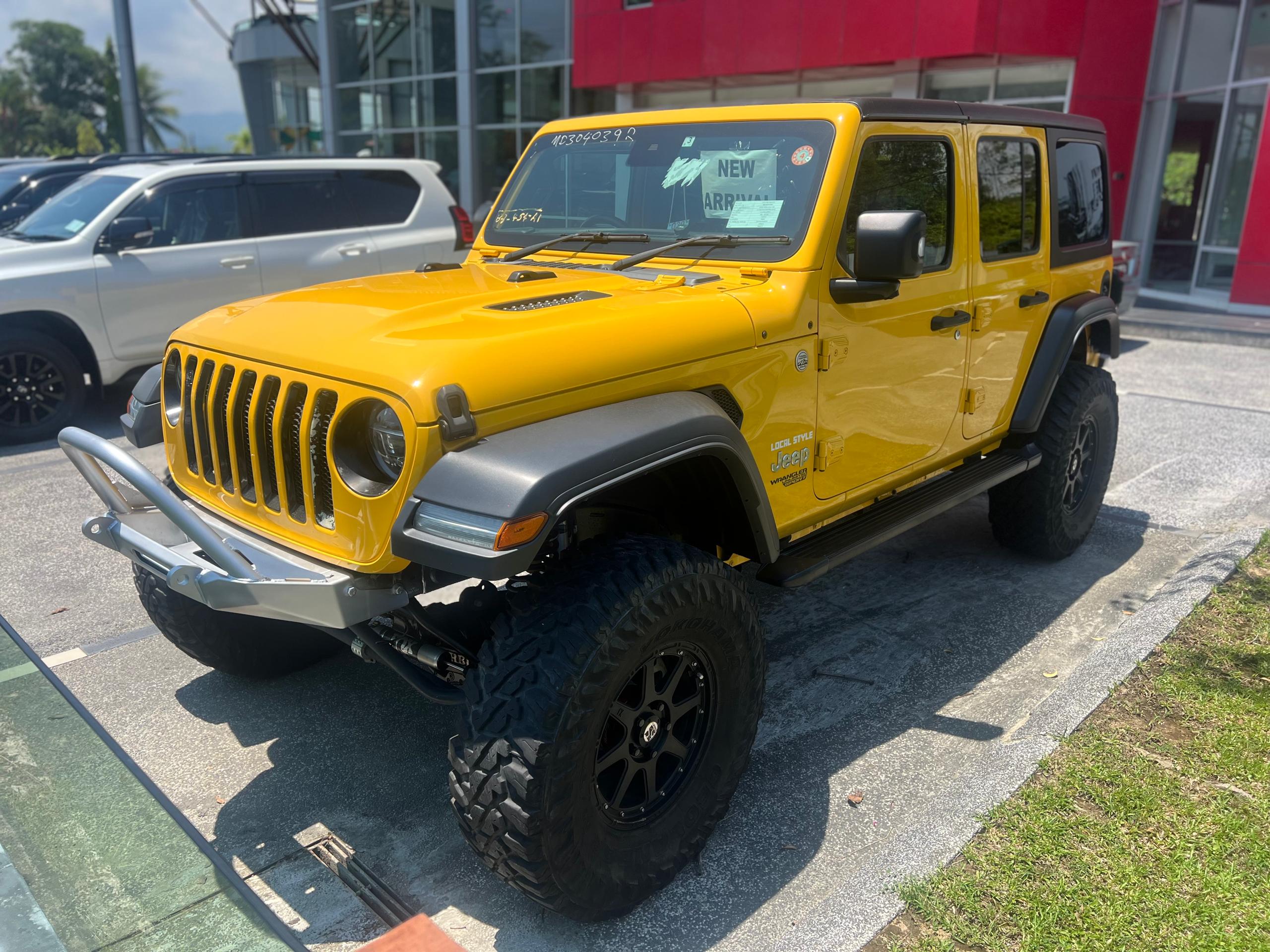 JEEP WRANGLER UNLIMITED 3.6P 3604 5AT SPORT 4WD 4 DOOR 23487KM — view 1